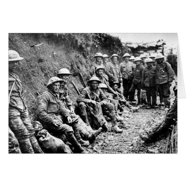 Wachten in Trenches WWI (Voorkant Horizontaal)