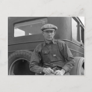 Wachten om sinaasappels te kiezen briefkaart