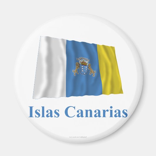 Wachten op de Canarische Eilanden met Spaanse naam Magneet (Voorkant)