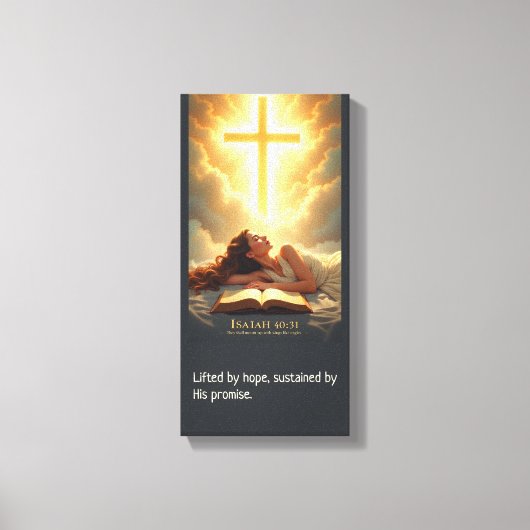 Wachten op de Heer Canvas Afdruk (Voorkant)