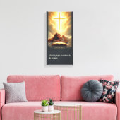 Wachten op de Heer Canvas Afdruk (Insitu (Woonkamer))