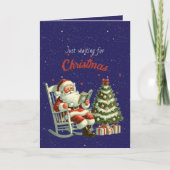 Wachten op de Kaart van de kerstvakantie (Voorkant)