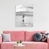 Wachten op de Lord Seashore Canvas Afdruk (Insitu (Woonkamer))