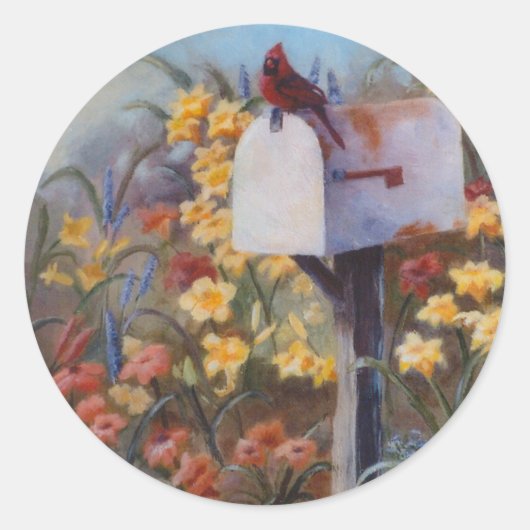 Wachten op de Mail Sticker (Voorkant)