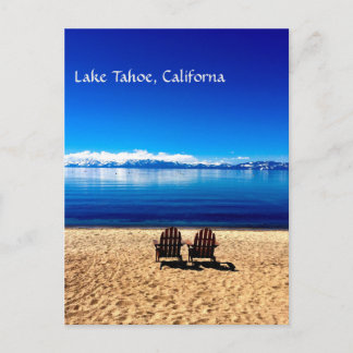 Wachten op de zomer op Lake Tahoe Briefkaart