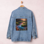 Wachten op de zonsverduistering Voeg tekst Voorjaa Denim Jacket (Hangar)