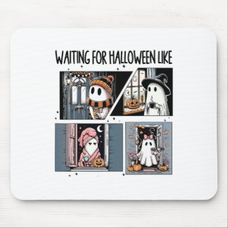 Wachten op Halloween als Schattigee Ghost Coffee H Muismat