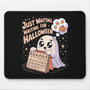 Wachten op Halloween Ghost Halloween Quotes Muismat