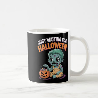 Wachten op Halloween grappige Halloween quotes Koffiemok