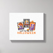 Wachten op Halloween Herfst Vibes Canvas Afdruk (Voorkant)
