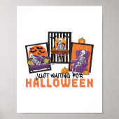 Wachten op Halloween Herfst Vibes Poster (Voorkant)