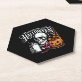 Wachten op Halloween Kartonnen Onderzetters (Schuin)