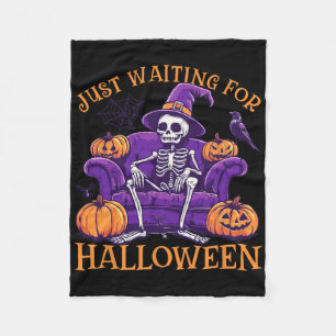 Wachten op Halloween Shirt - Summerween Funn Fleece Deken
