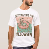 Wachten op Halloween, Spooky Summer Vibes T-shirt (Voorkant)