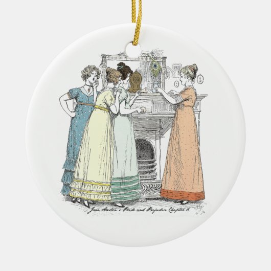 Wachten op heren - Pride & Prejudice Keramisch Ornament (Voorkant)