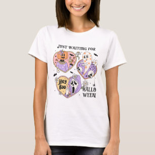 Wachten op het Halloween T-shirt