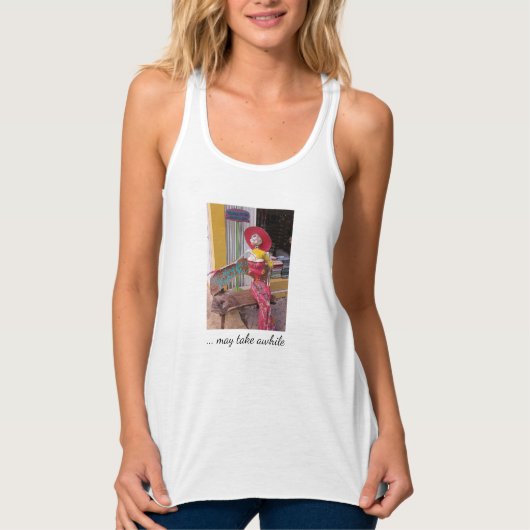 Wachten op het perfecte Man Tanktop (Voorkant)