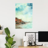 WACHTEN OP HET poster VAN BRANDY (Thuiskantoor)