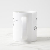 Wachten op het weekend extra grote beker (Achterkant)