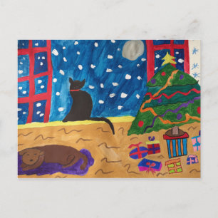 Wachten op kerstBriefkaart Briefkaart