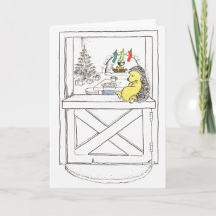 Wachten op Kerstmis Feestdagen Kaart