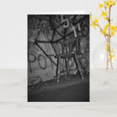 "Wachten op levering", Hween Card Kaart (Gele Bloem)