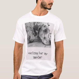 wachten op mijn meester t-shirt