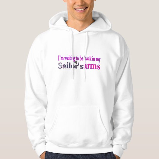 Wachten op mijn Sailor Hoodie (Voorkant)