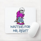 Wachten op Mr.Right Muismat (Met muis)