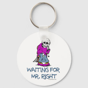 Wachten op Mr.Right Sleutelhanger