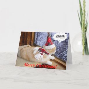 Wachten op Santa Feestdagen Kaart