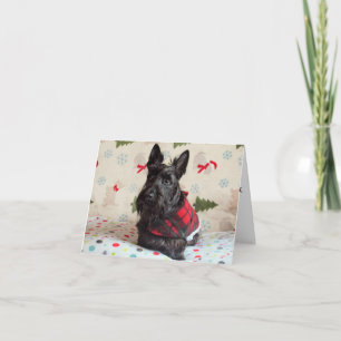 Wachten op Santa Paws-kaart (met tekst) Kaart