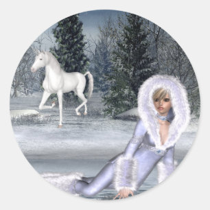 Wachten op Star - Winter Fantasy Stickers