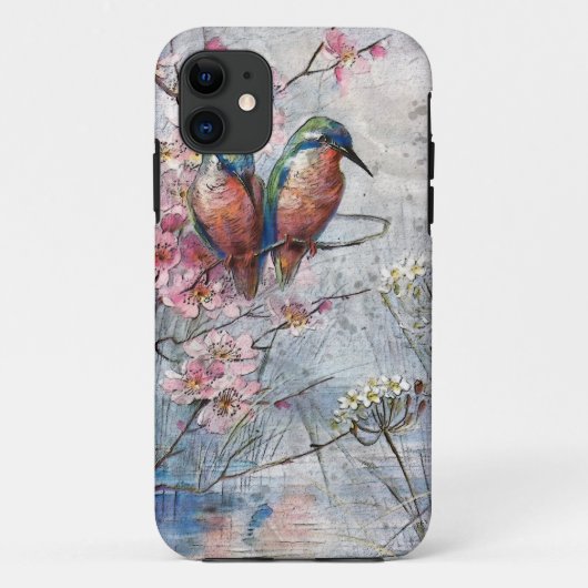 Wachten op Supper Kingfisher Bird Case-Mate iPhone Case (Achterkant)