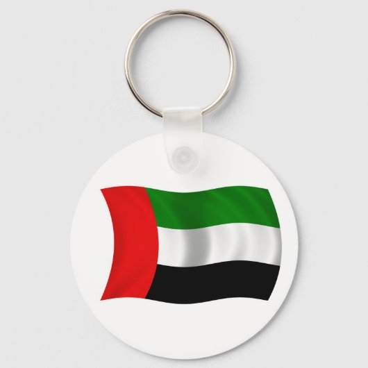 Wachten op UAE-vlag Sleutelhanger (Voorkant)