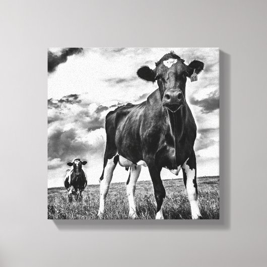 Wachten op uiteinde uiteinde canvas afdruk (Voorkant)