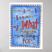 Wachten op vogels poster (Voorkant)