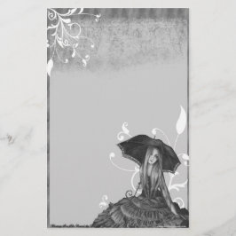 Wachten op zonsopgang - pokerwerk briefpapier