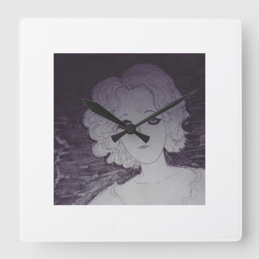 Wachten Vierkante Klok (Voorkant)