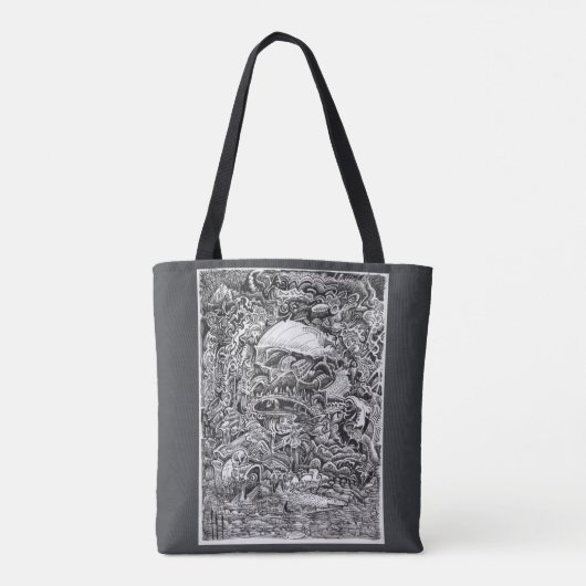Wachtend op het einde Tote Bag (Achterkant)