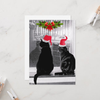 Wachtend op Kerstman Kaart