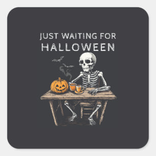  "Wachtend tot het Halloween Sticker   Grappig 