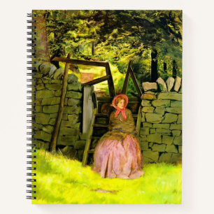 Wachtende vrouw (John Everett Millais) Notitieboek