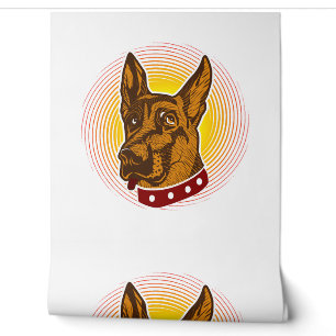 Wachthond Belgische Malinois Herder Behang