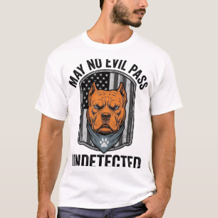 Wachthond Moge Geen Kwaad Voorbij Vintage Vector O T-shirt