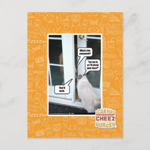 Wachtwoord tevreden briefkaart