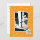 Wachtwoord tevreden briefkaart (Voorkant / Achterkant)