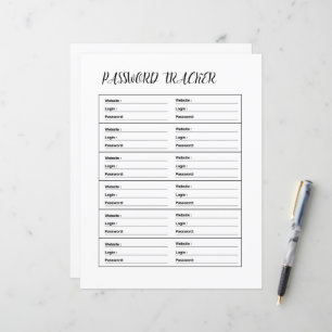 WACHTWOORD TRACKER