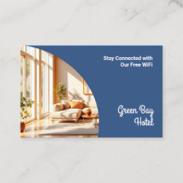 Wachtwoord voor Wi-Fi Internet Guest Visitekaartje
