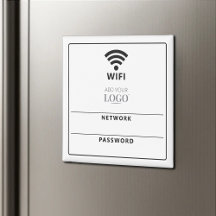 Wachtwoord voor WiFi-netwerk QR-code Modern Busine